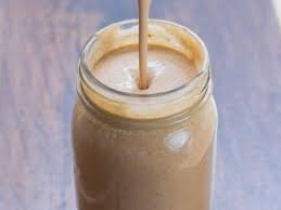 peanut butter & banana milkshake